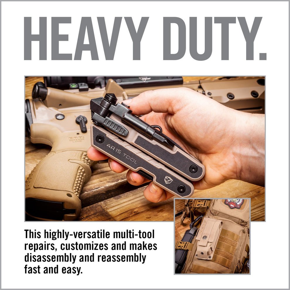 Real Avid AR15 Tool™ 37-In-1 Tactical Multitool AVAR15T - WCUniforms