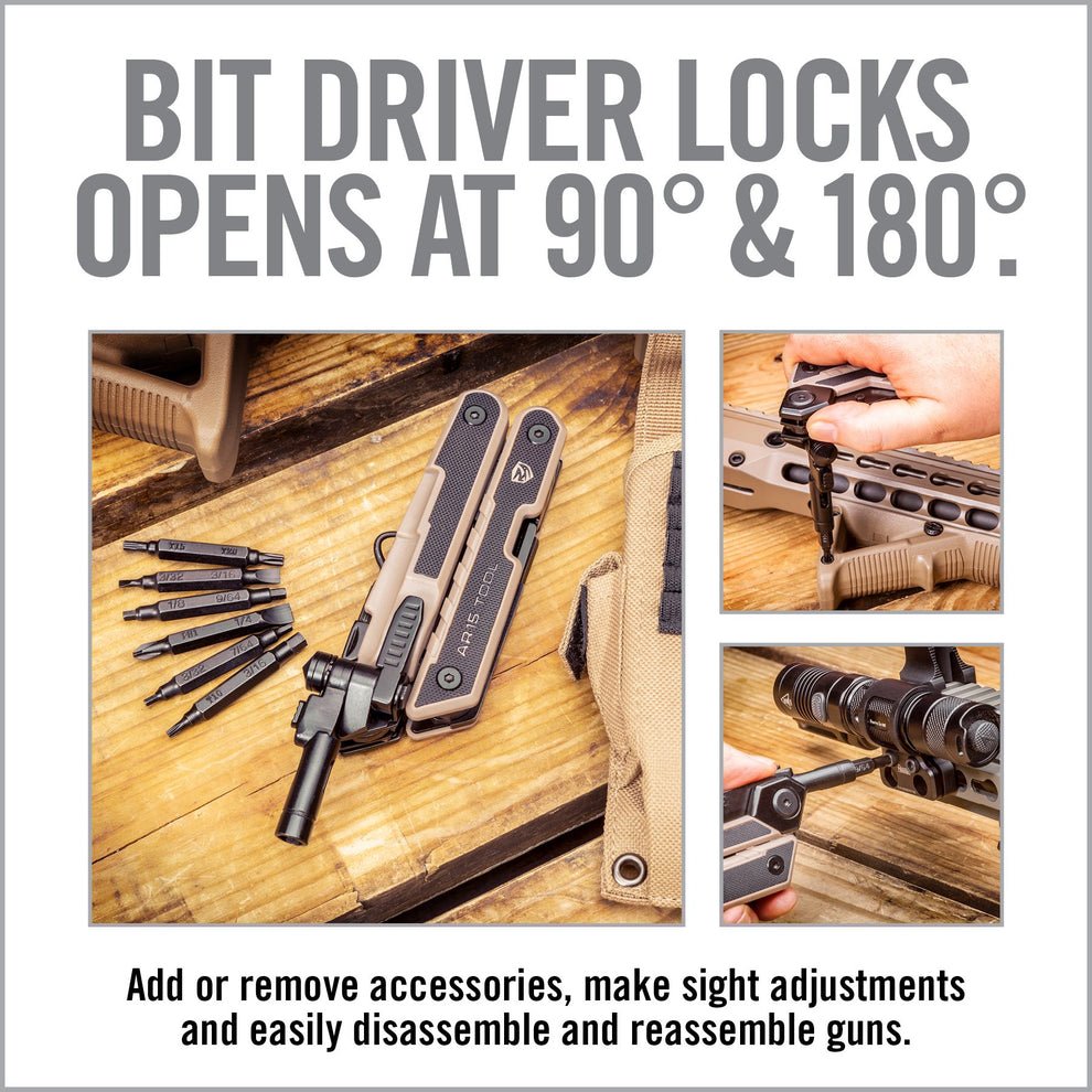 Real Avid AR15 Tool™ 37-In-1 Tactical Multitool AVAR15T - WCUniforms