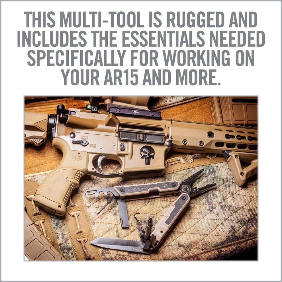 Real Avid AR15 Tool™ 37-In-1 Tactical Multitool AVAR15T - WCUniforms