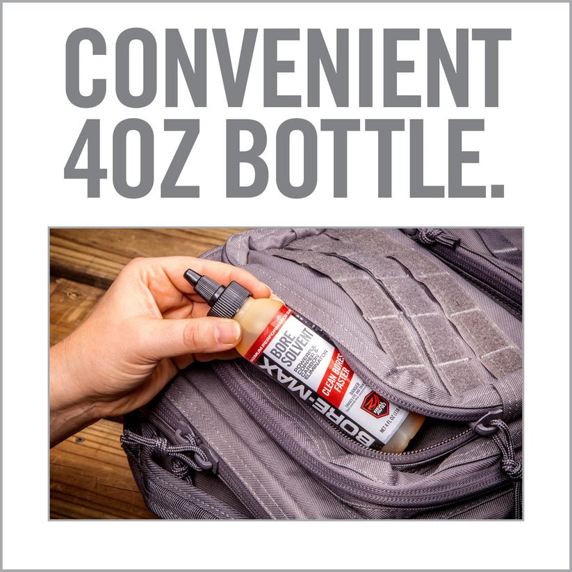Real Avid Bore-Max® Bore Solvent 4 oz Squeeze Bottle AVBMBS4L - WCUniforms