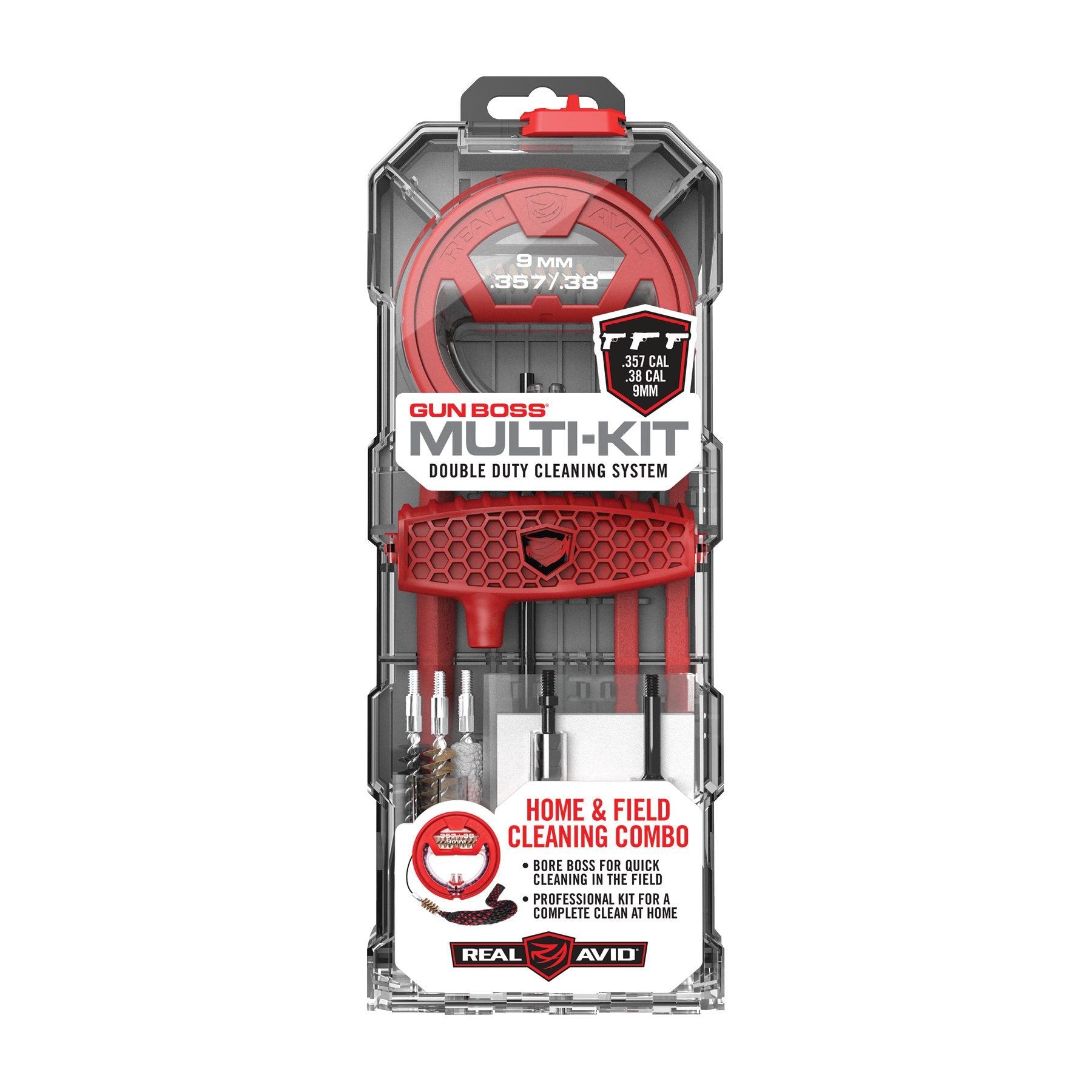 Real Avid Gun Boss® Multi-Kit .22, .223, .243, .270, .280, .30, .308, .357,.38 cal - WCUniforms