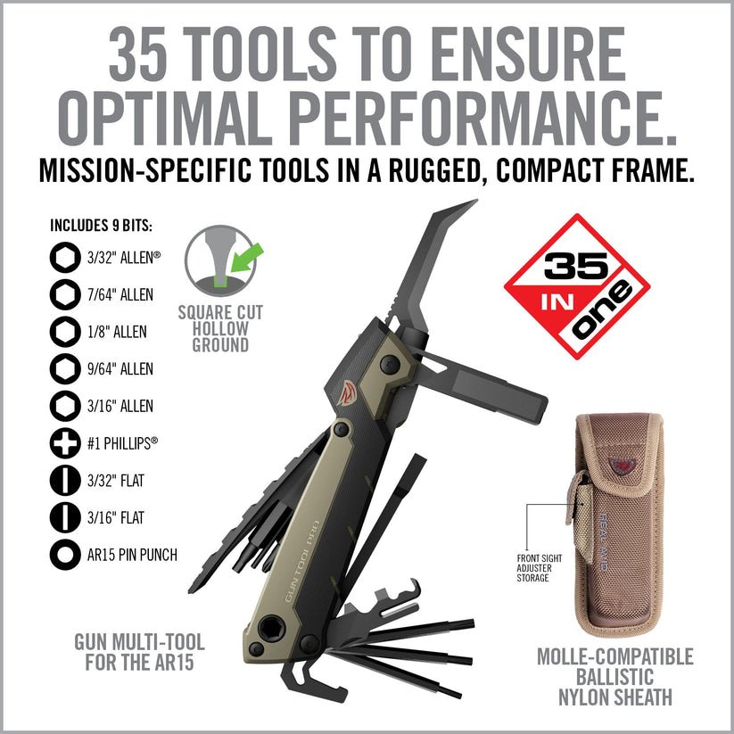 Real Avid Gun Tool Pro® - AR15 AVGTPROAR - WCUniforms