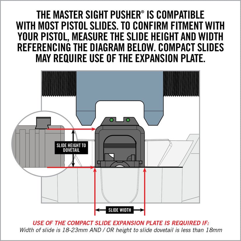 Real Avid Master Sight Pusher® AVMSP – Pistol Sight Tool - WCUniforms