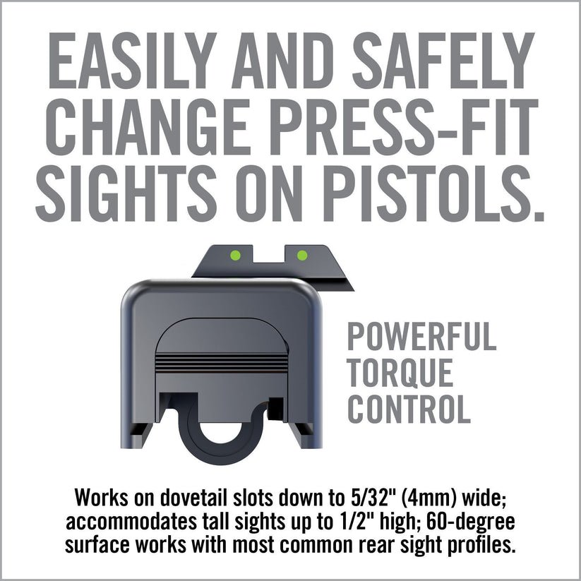 Real Avid Master Sight Pusher® AVMSP – Pistol Sight Tool - WCUniforms