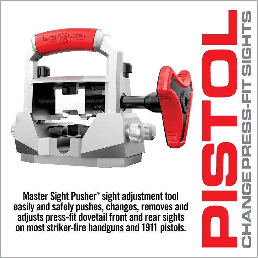 Real Avid Master Sight Pusher® AVMSP – Pistol Sight Tool - WCUniforms