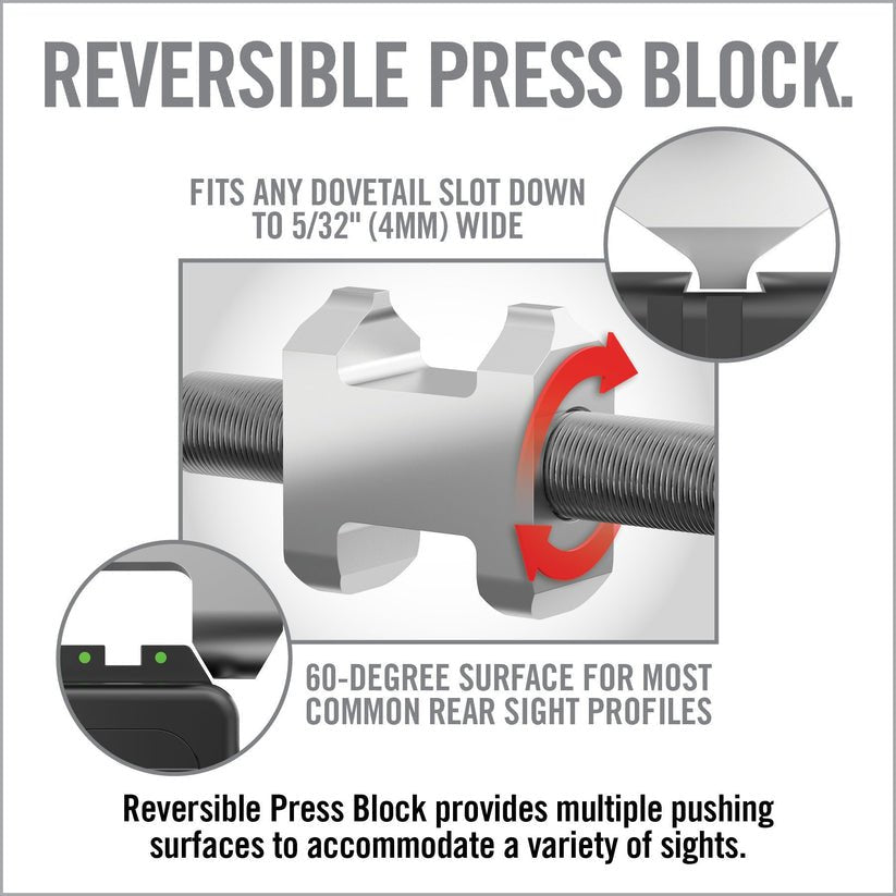 Real Avid Master Sight Pusher® AVMSP – Pistol Sight Tool - WCUniforms