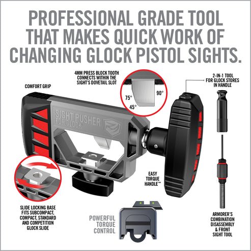 Real Avid Sight Pusher for Glock AVGLOCKSP - WCUniforms