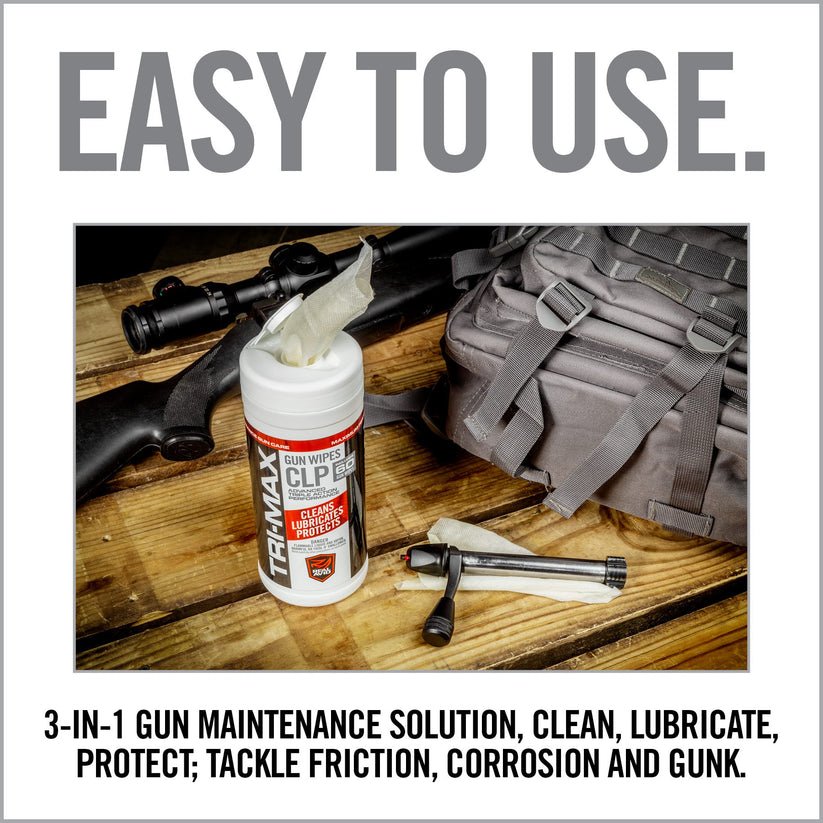 Real Avid TRI-MAX CLP Gun Wipes - Canister AVCLPW-C60 - WCUniforms