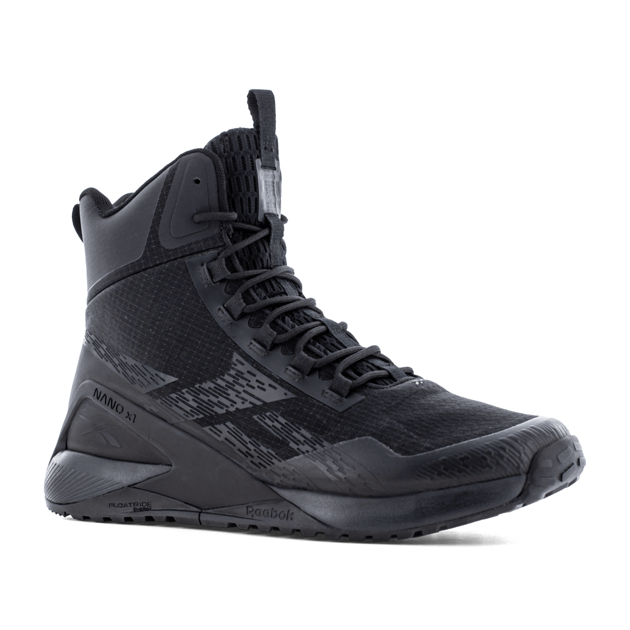 Reebok Nano X1 Adventure Tactical Boot with Side Zipper for superior traction and comfort in rugged environments.