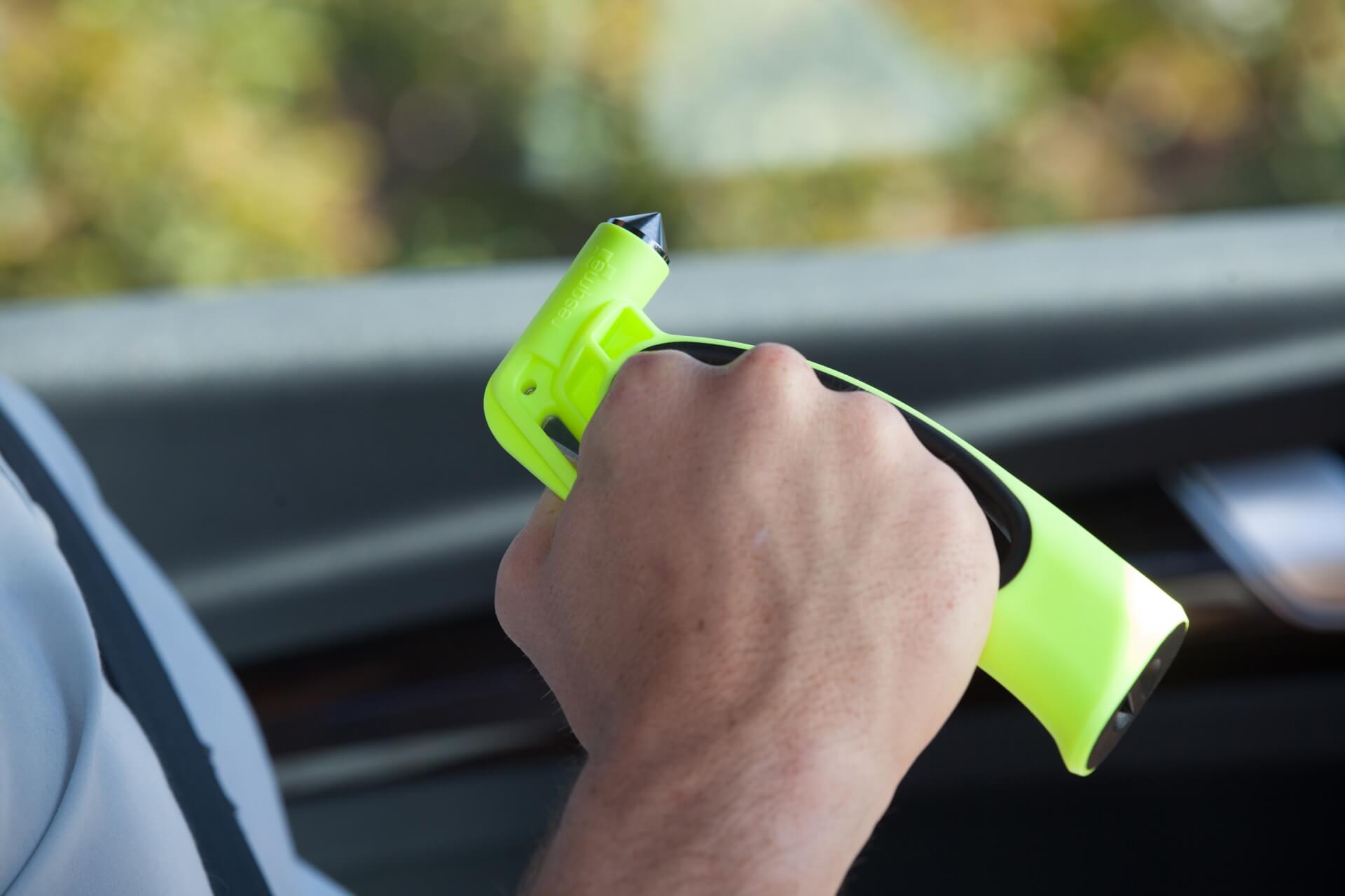 Resqme Resqhammer® Ultimate Escape Hammer, Seatbelt Cutter, Window Breaker - WCUniforms