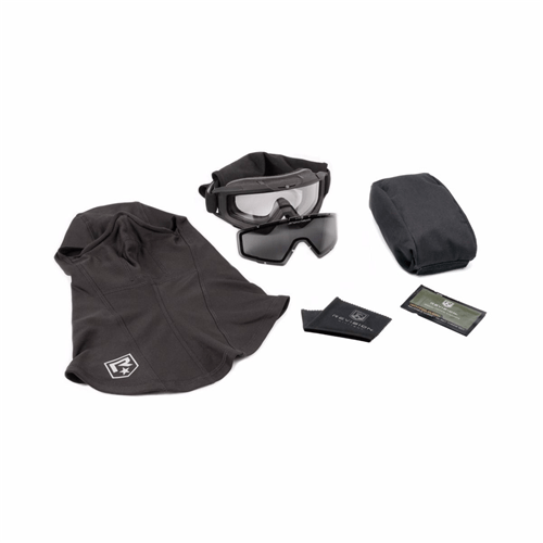 Revision Military Snowhawk Goggle System with balaclava and accessories for ultimate ballistic protection and fog-free performance.