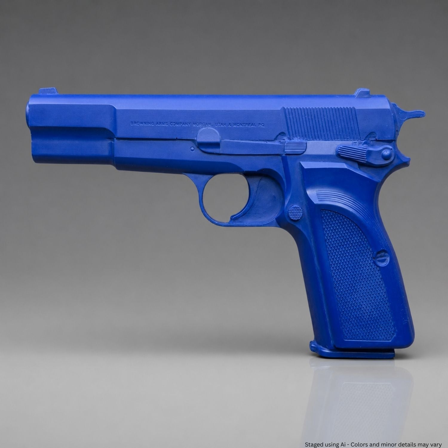 Ring's BlueGuns Browning Hi-Power Training Pistol Blue Gun | FSBHP - WCUniforms