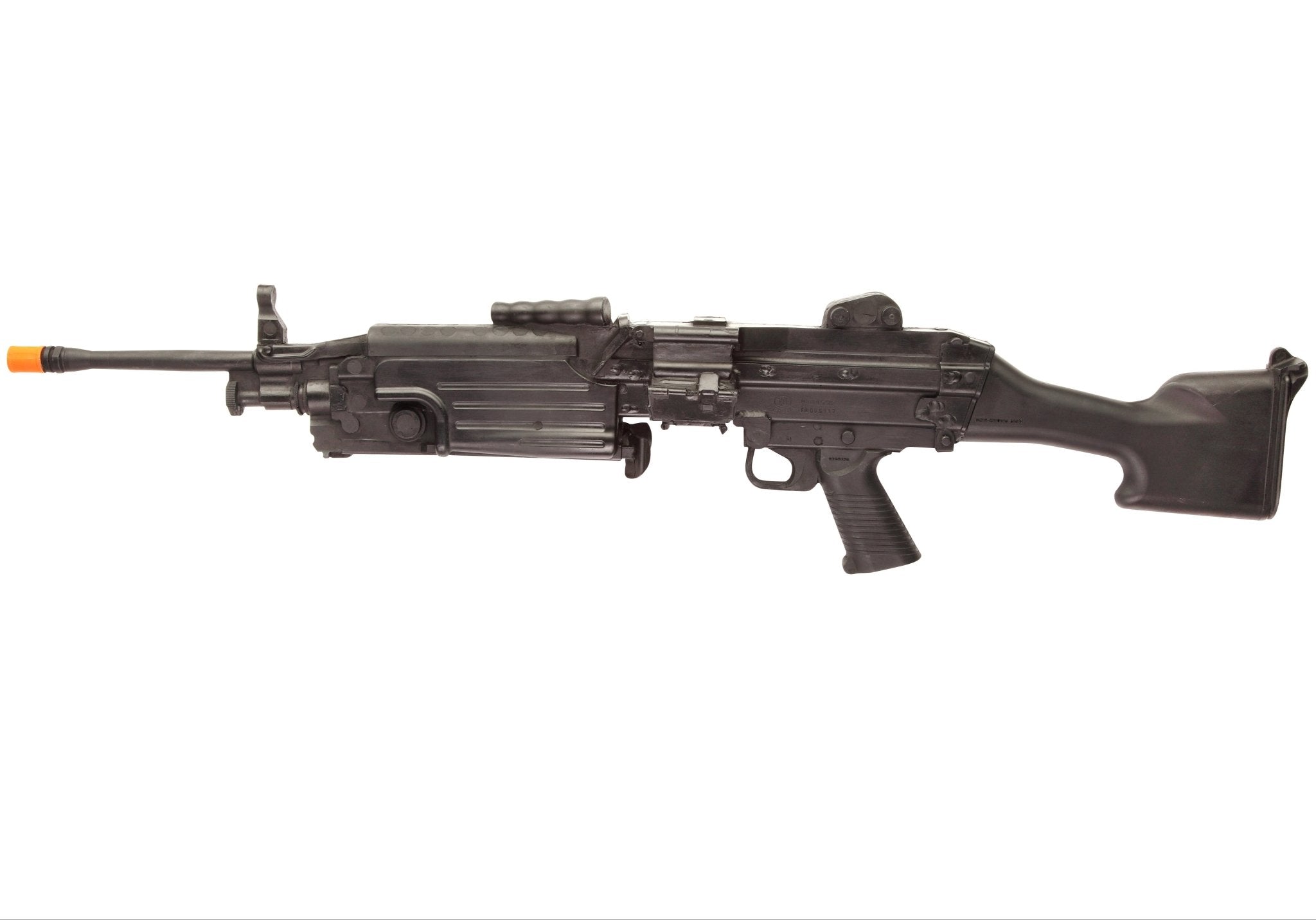 Rings BlueGuns FN M249 SAW training replica in black, weighted and non weighted tactical training gun