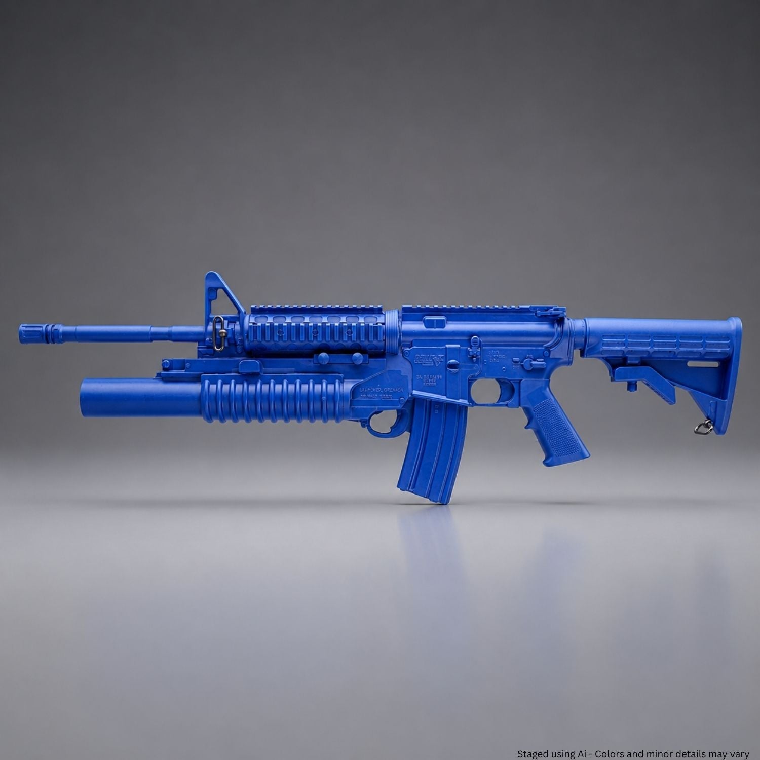 Ring's BlueGuns M4 Flat Top Closed Stock, Forward Rail, M203 Launcher FSM4FTRCSM203 - WCUniforms
