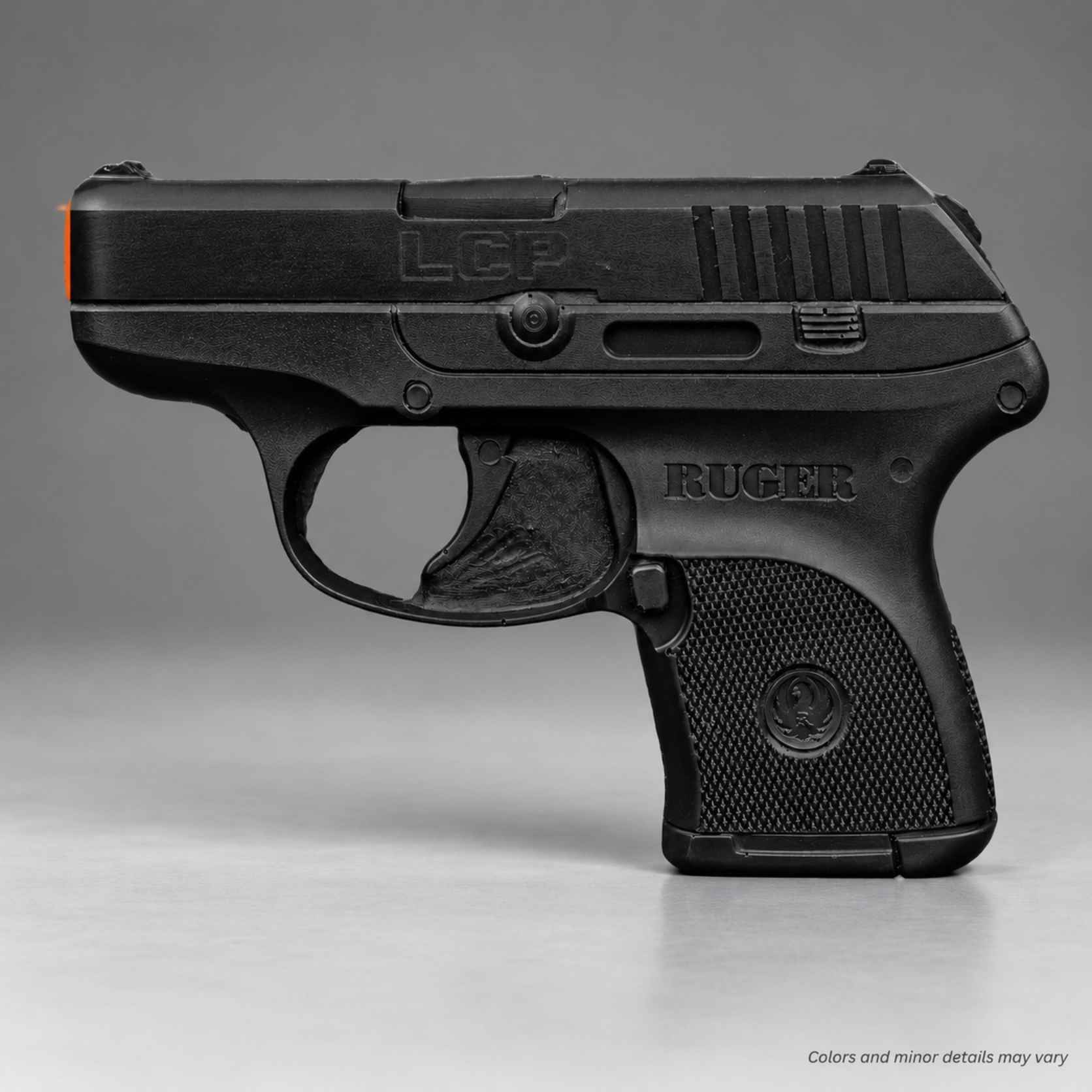 Black Ring's BlueGuns Ruger LCP .380 FSLCPB inert training pistol, side view