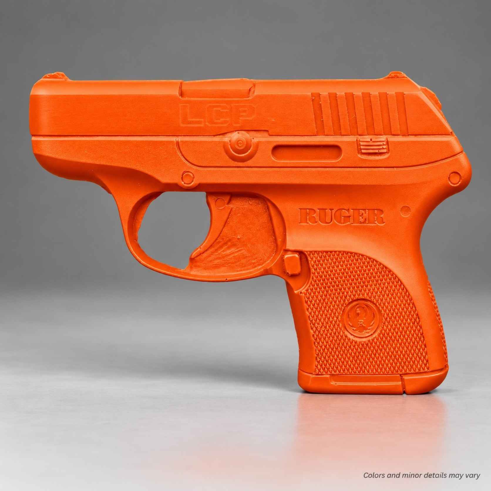 Orange Ring's BlueGuns Ruger LCP .380 FSLCPO inert training pistol, side view