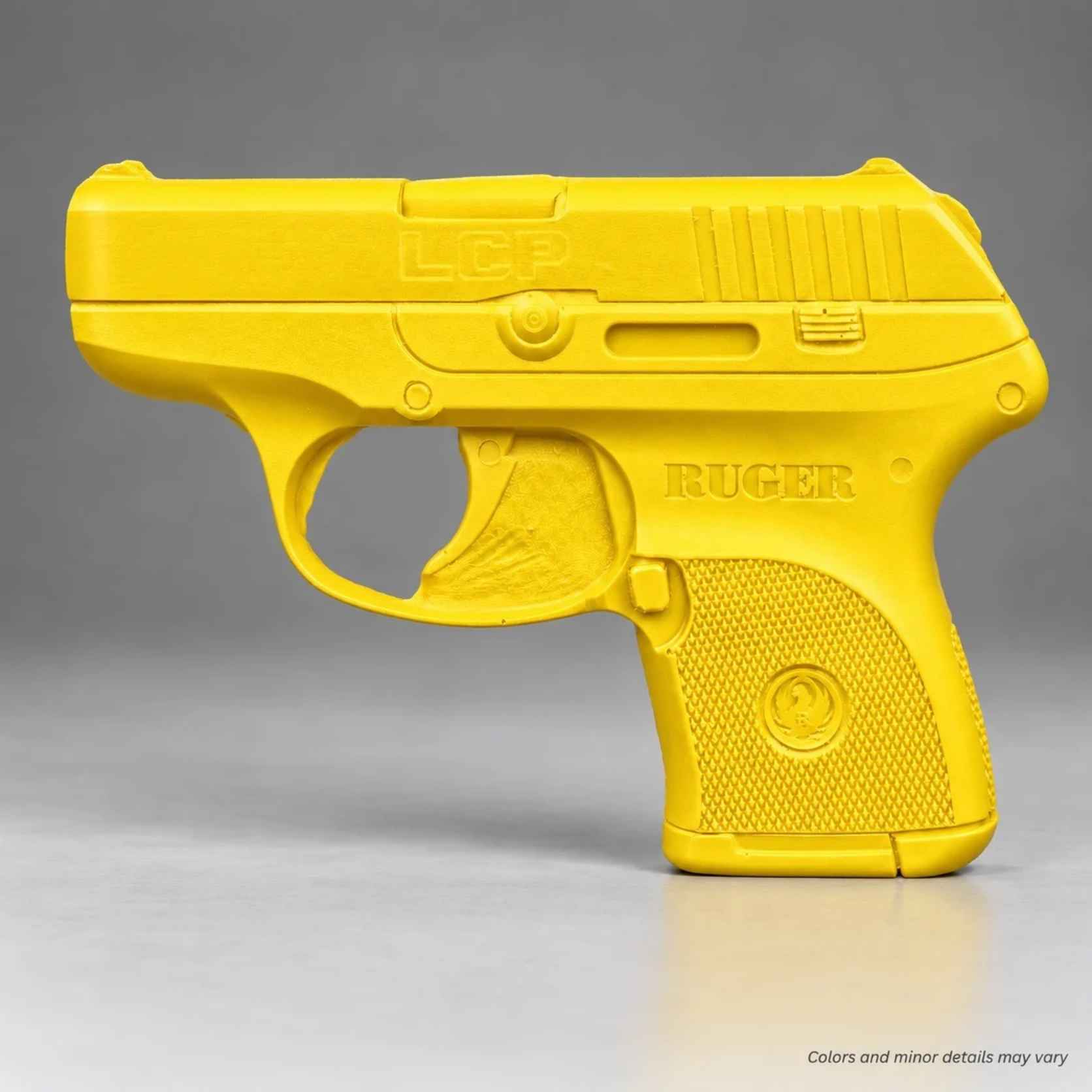 Yellow Ring's BlueGuns Ruger LCP .380 FSLCPY inert training pistol, side view