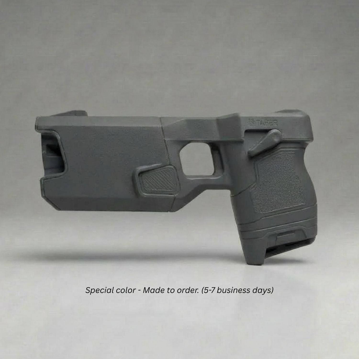 Blue Training Guns By Rings Gray TASER 7 Simulator on a gray background