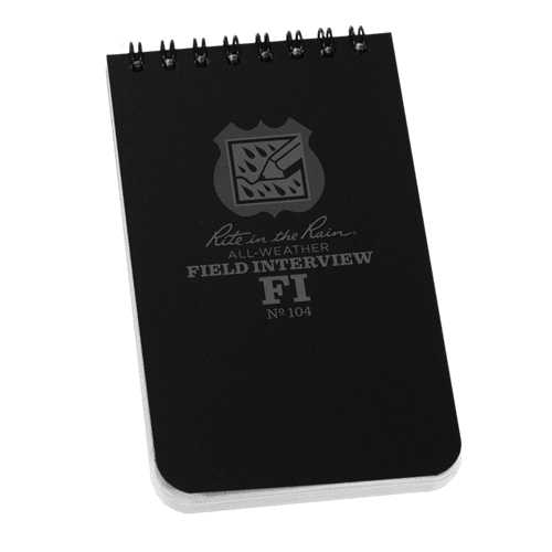 Rite in the Rain Field Interview Notebook (3'' x 5'') 104 - WCUniforms