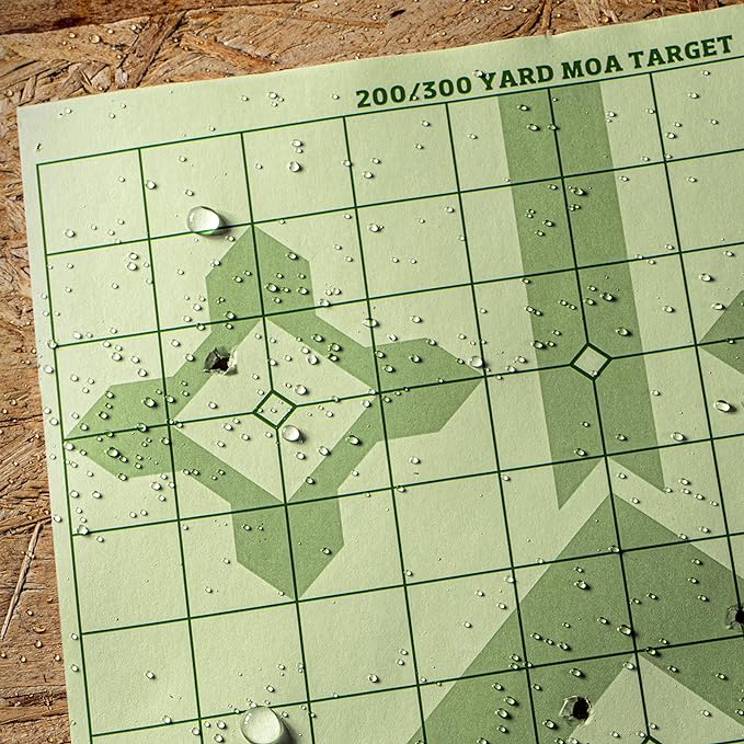 Rite in the Rain Precision Distance Diamond MOA Shooting Target - 11x17 - WCUniforms