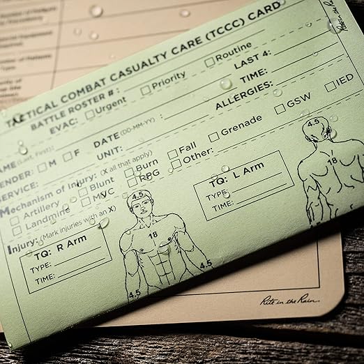 Rite in the Rain TCCC (Tactical Combat Casualty Care)/MIST Combat Cards MIST991 - WCUniforms