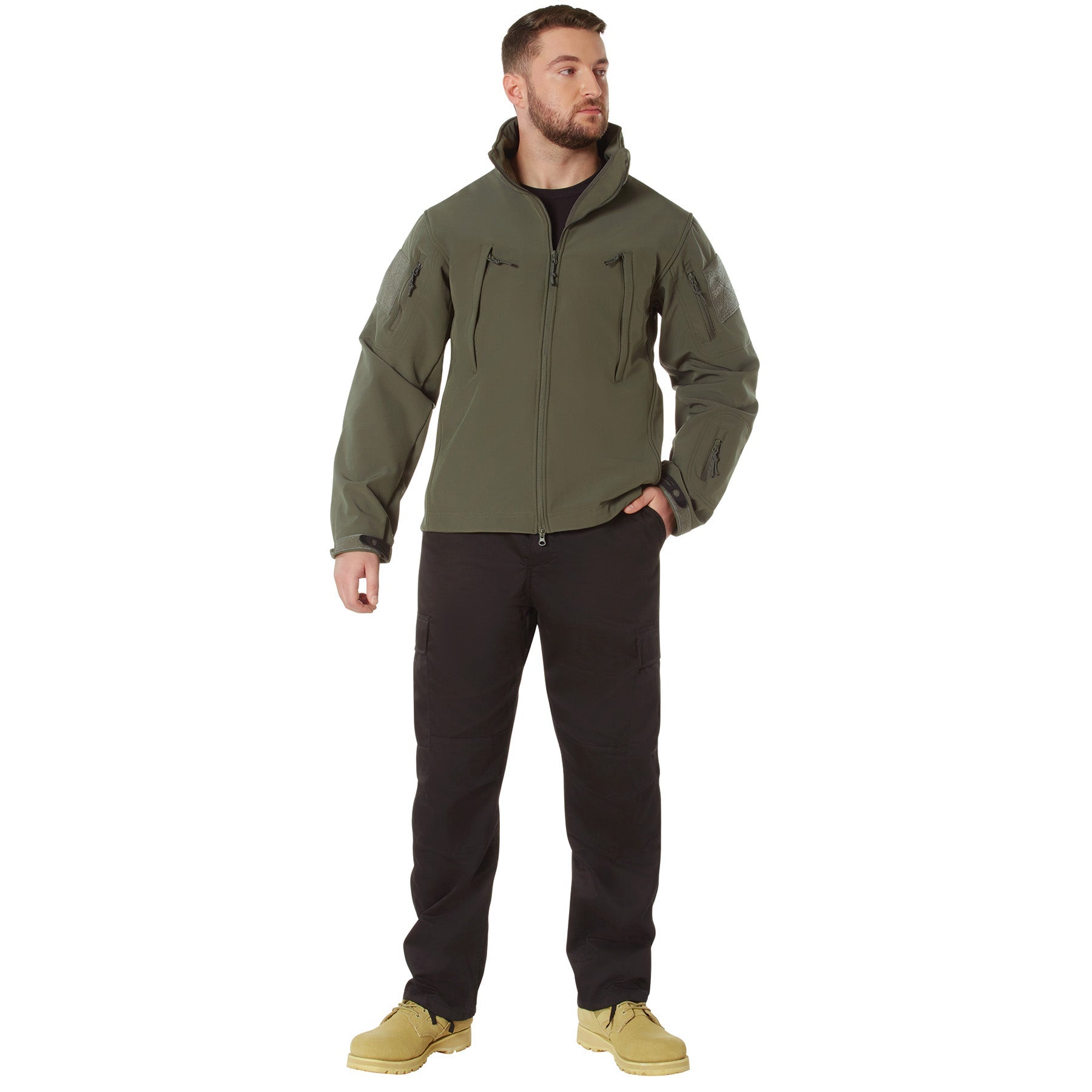 Rothco Concealed Carry Soft Shell Jacket Waterproof CCW Coat - WCUniforms