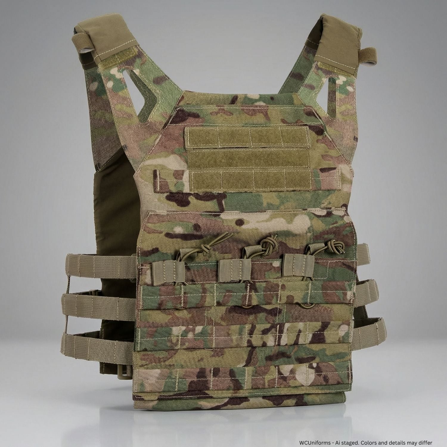 Rothco Lightweight Armor Plate Carrier Vest, Camo, Black, Coyote, OD Green - WCUniforms