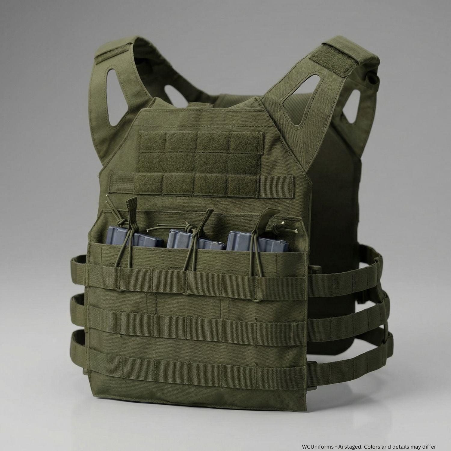 Rothco Lightweight Armor Plate Carrier Vest, Camo, Black, Coyote, OD Green - WCUniforms