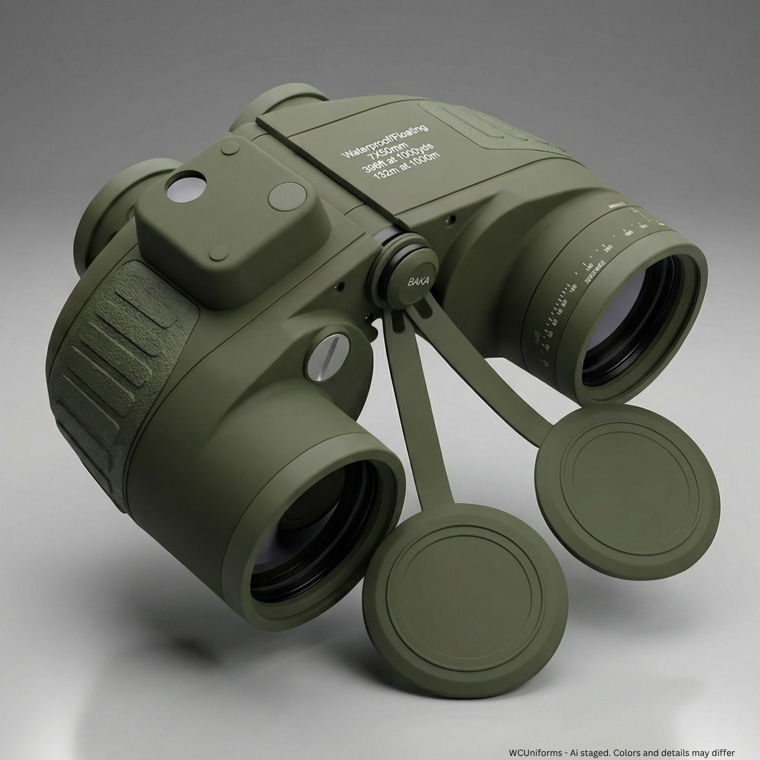 Rothco Military Type 7 x 50MM Binoculars (Black or Olive Drab Green) - WCUniforms