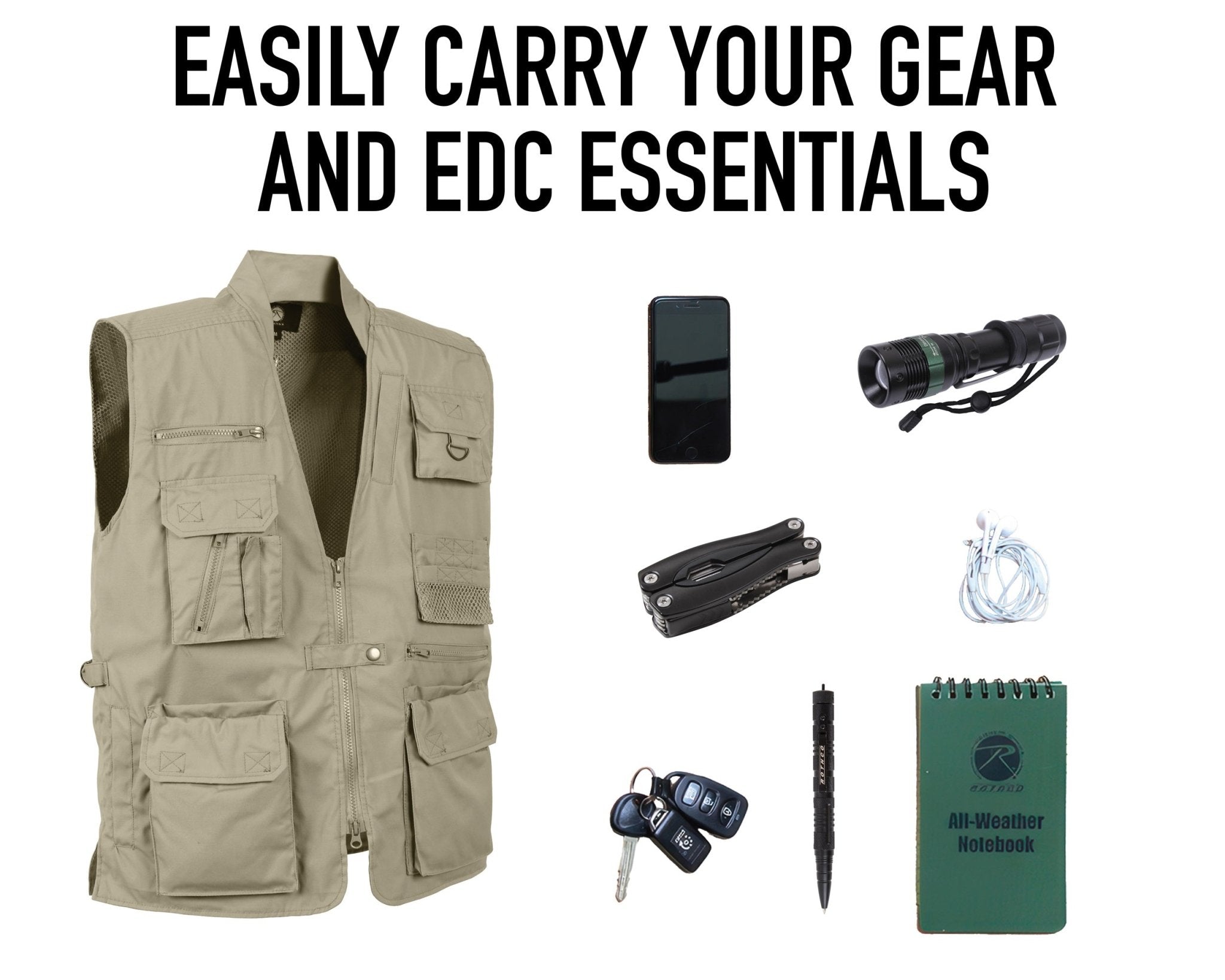 Rothco Plainclothes Concealed Carry Vest 8567 - WCUniforms