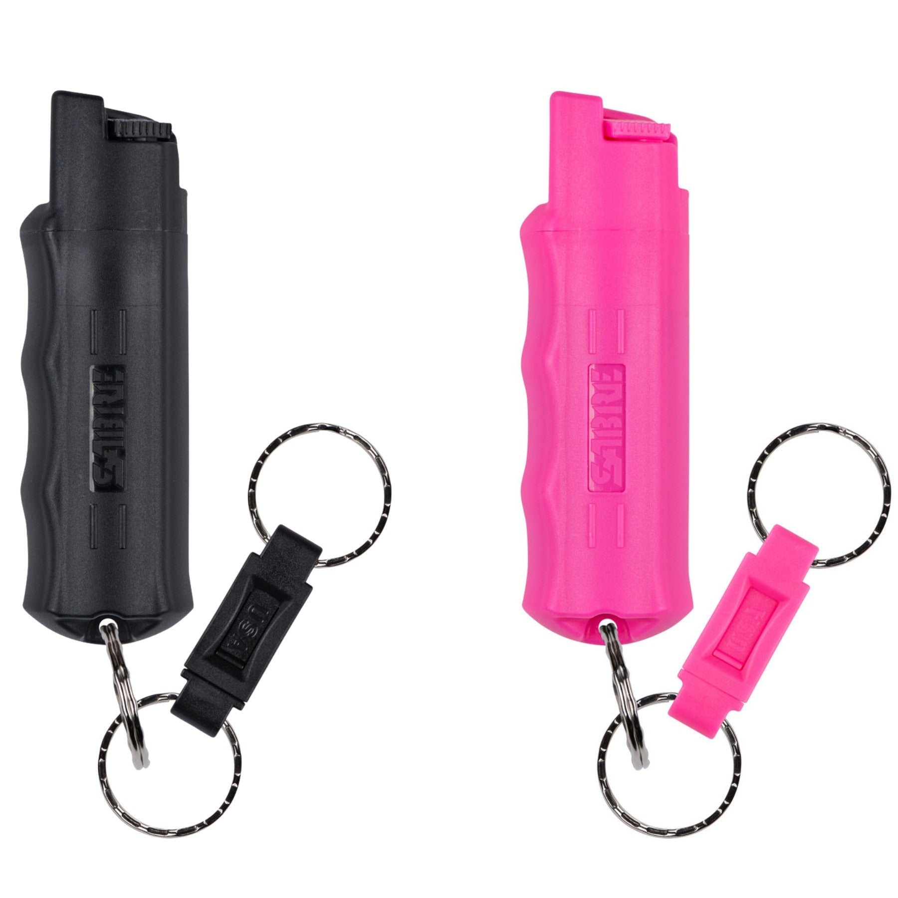 Sabre 3-In-1 Key Case Pepper Spray with Quick Release Key Ring HC-14-SC - WCUniforms