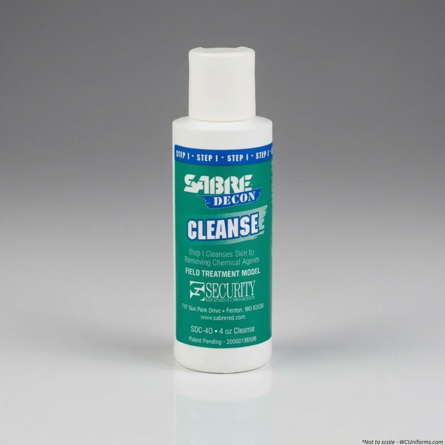 Sabre DECON Cleanse Solution 4.0 oz (120ml) - Step 1 | SDC-40 - WCUniforms