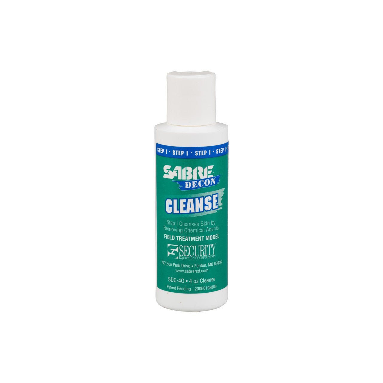 Sabre DECON Cleanse Solution 4.0 oz (120ml) - Step 1 | SDC-40 - WCUniforms