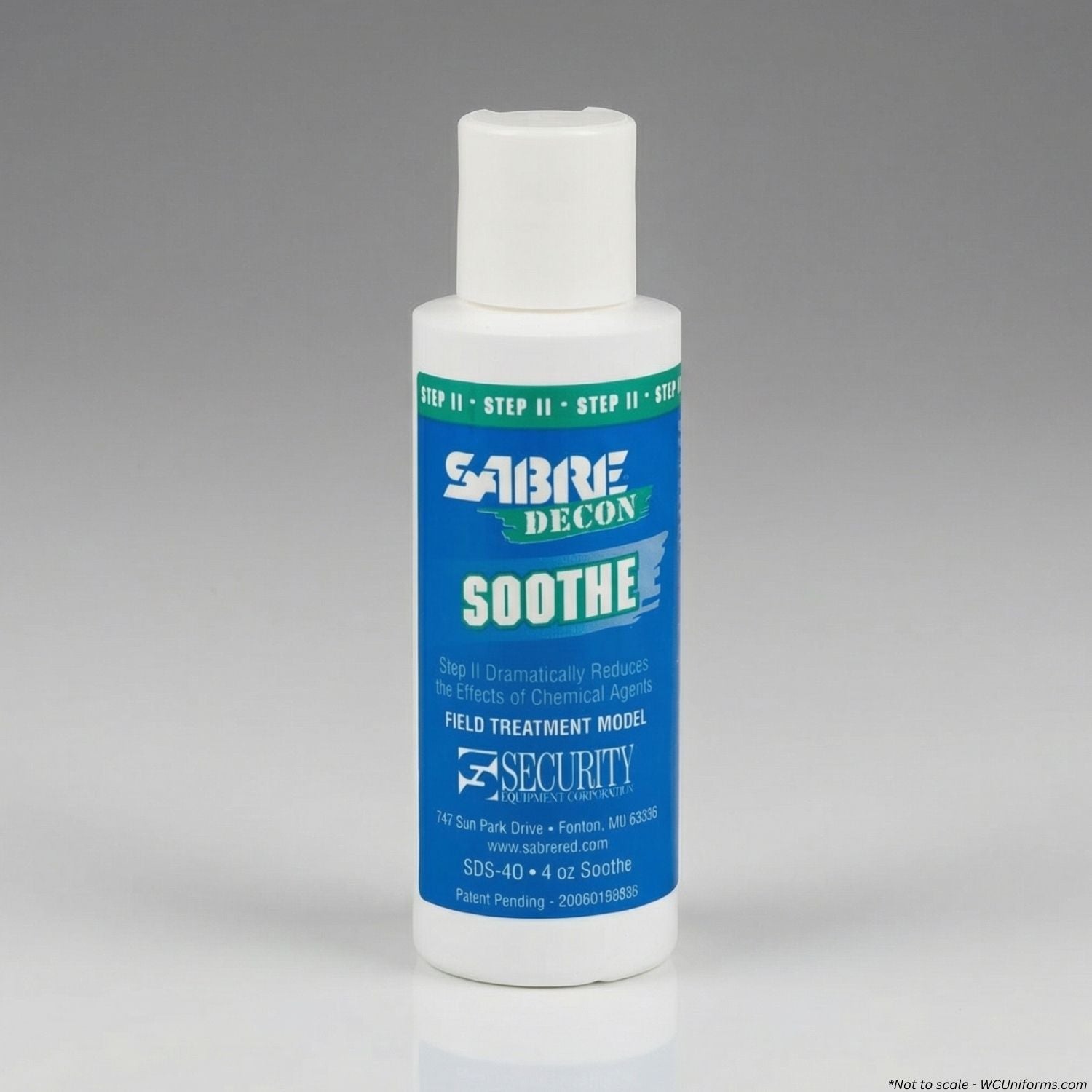 Sabre DECON Soothe Solution 4.0 oz (120ml) - Step 2 | SDS-40 - WCUniforms