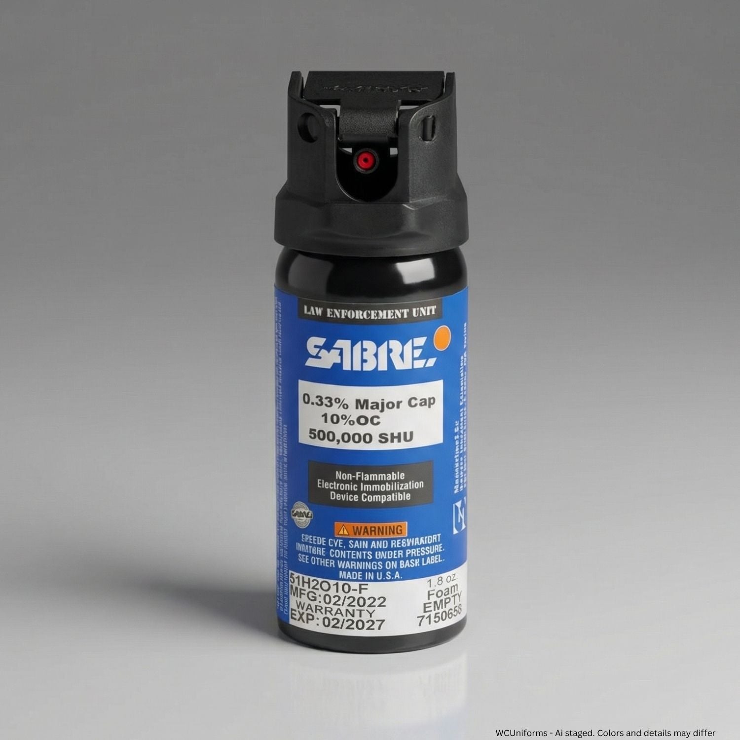 Sabre Defense H2O 0.33 MC 10% OC Pepper Spray .69, 1.8, 3.3. 16, or 46 oz - WCUniforms
