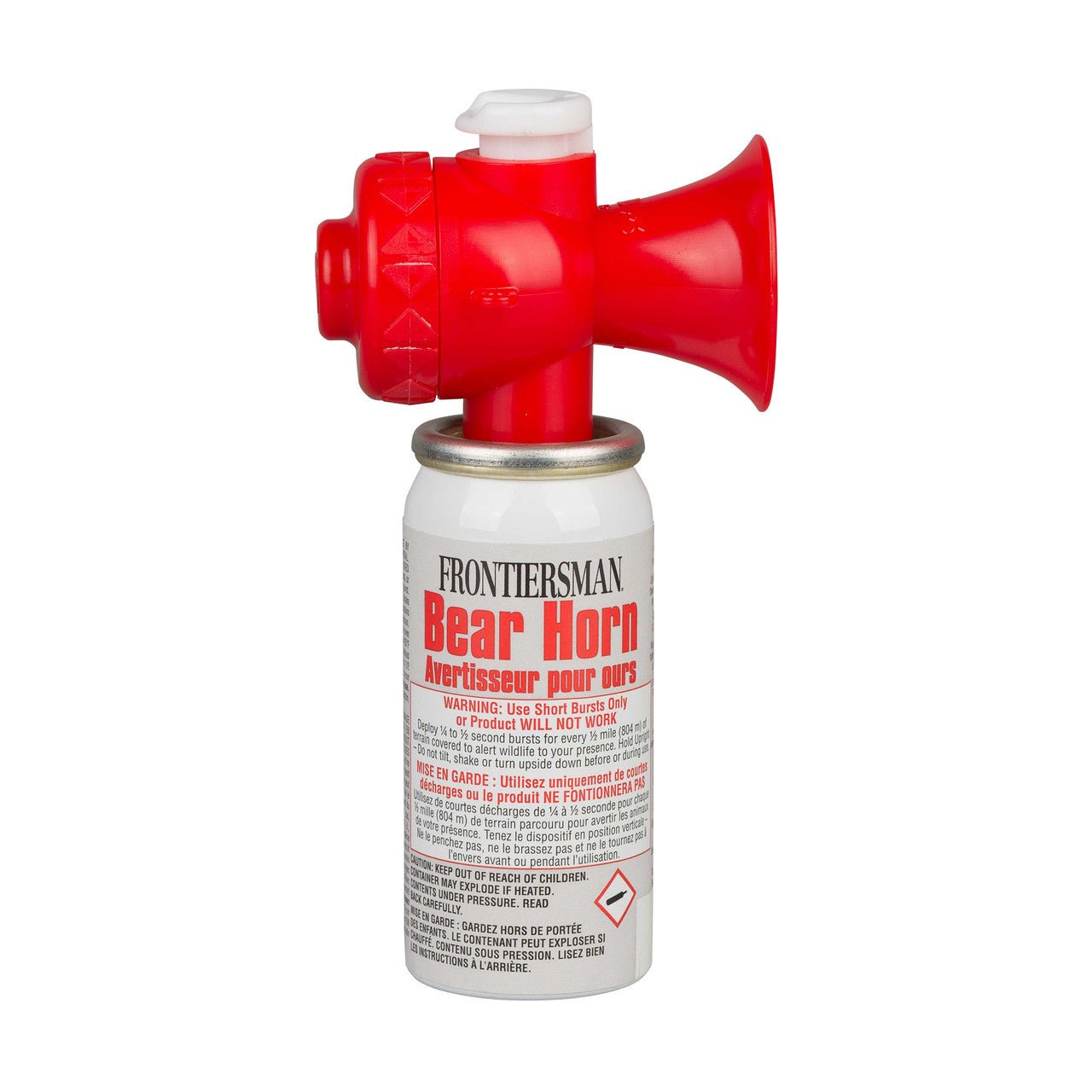 Sabre Frontiersman Bear Horn with Locking Top F - LH - 01 - WCUniforms