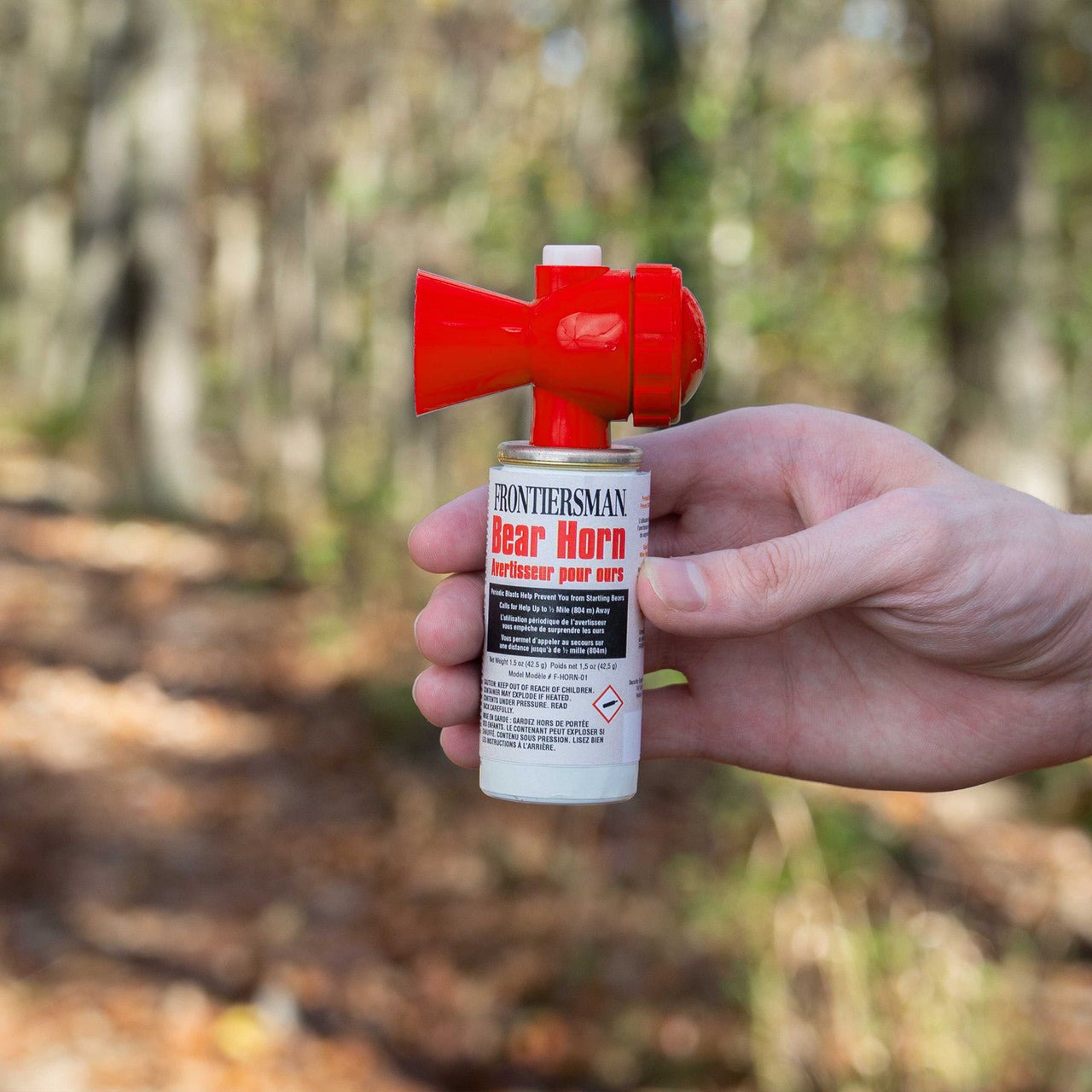 Sabre Frontiersman Bear Horn with Locking Top F - LH - 01 - WCUniforms