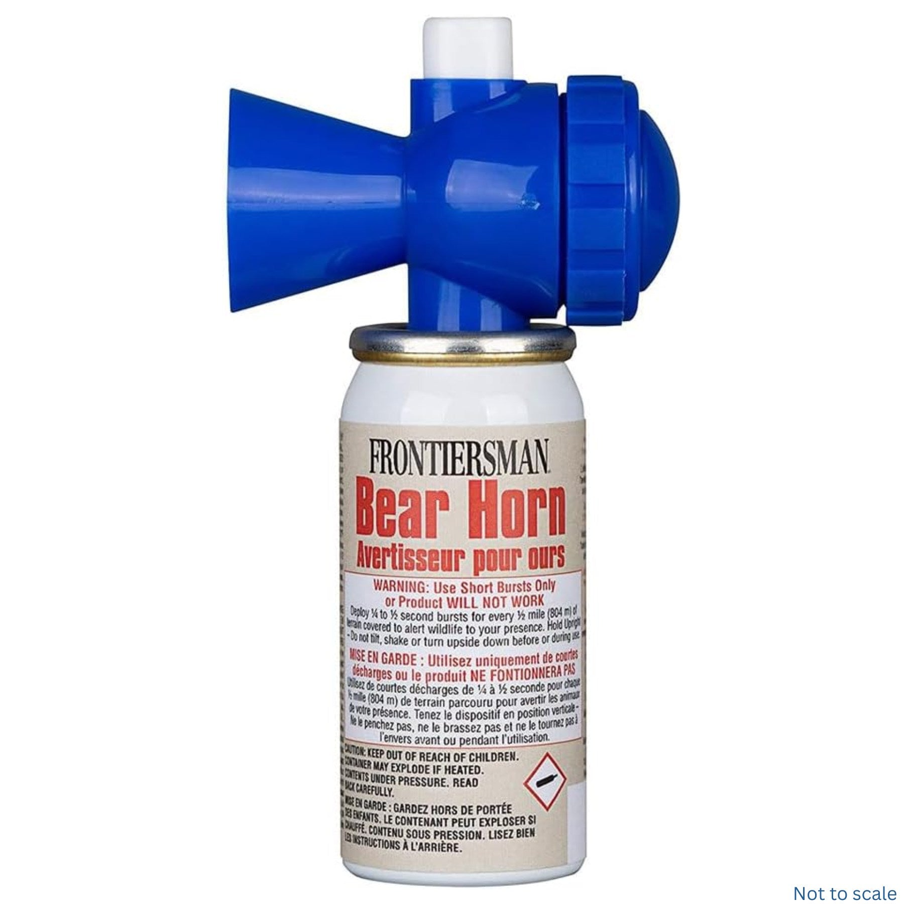 Sabre Frontiersman Bear Horn with Locking Top F - LH - 01 - WCUniforms