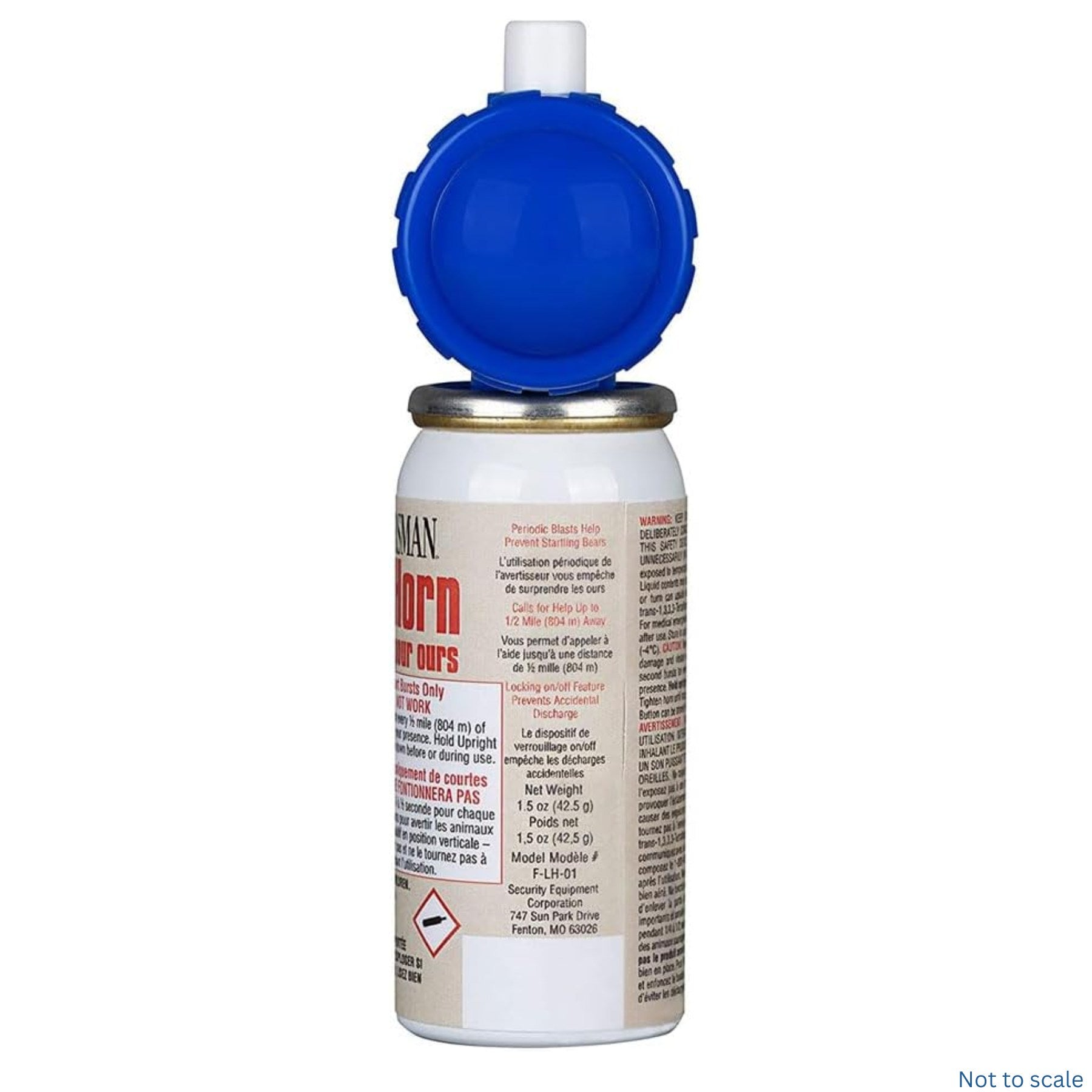 Sabre Frontiersman Bear Horn with Locking Top F - LH - 01 - WCUniforms