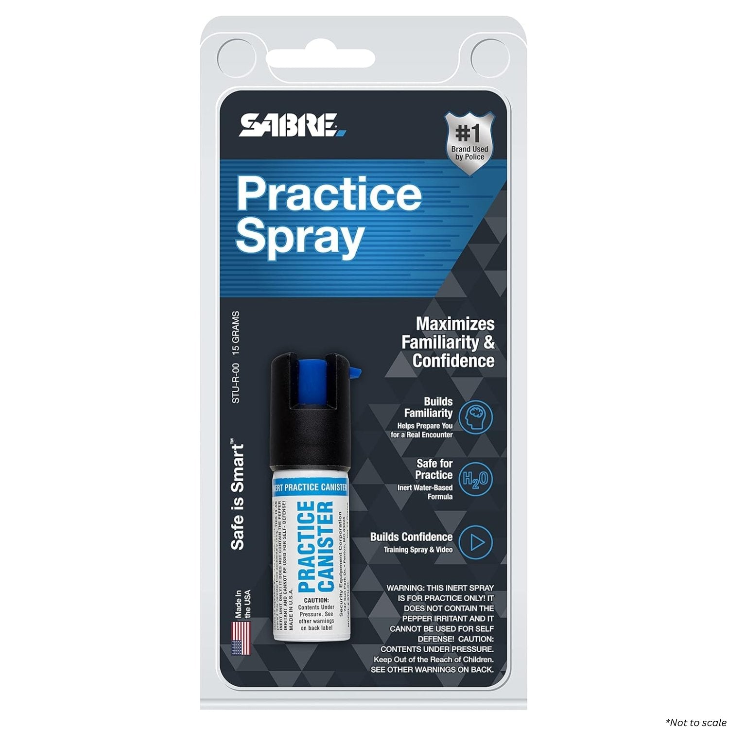 Sabre Practice Inert Pepper Spray STU-R-00 - WCUniforms