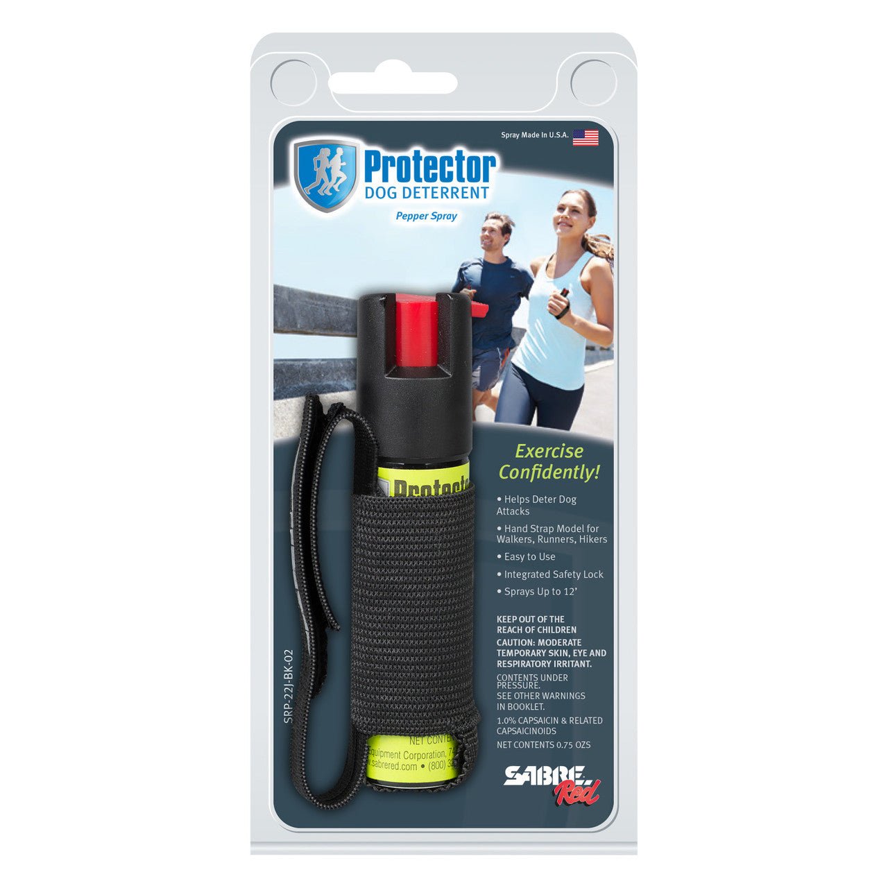 Sabre Protector Runner Dog Spray SRP-22J-BK-02 - WCUniforms