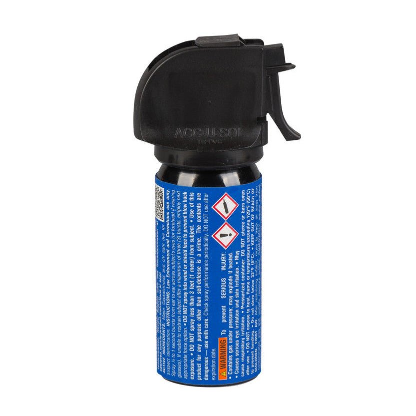 ACCU-SOL trigger top actuator on SABRE Red MK-2 foam pepper spray
