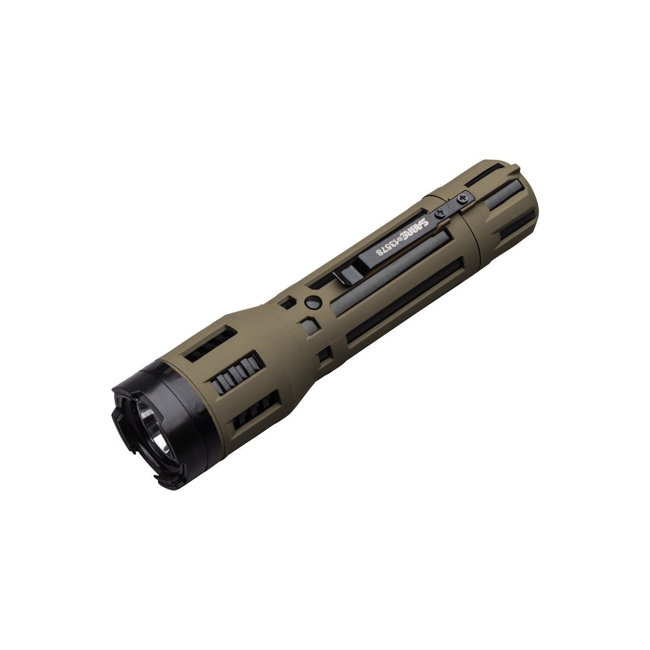 Sabre Tactical 2-in-1 Stun Gun with LED Flashlight (black or green) - WCUniforms