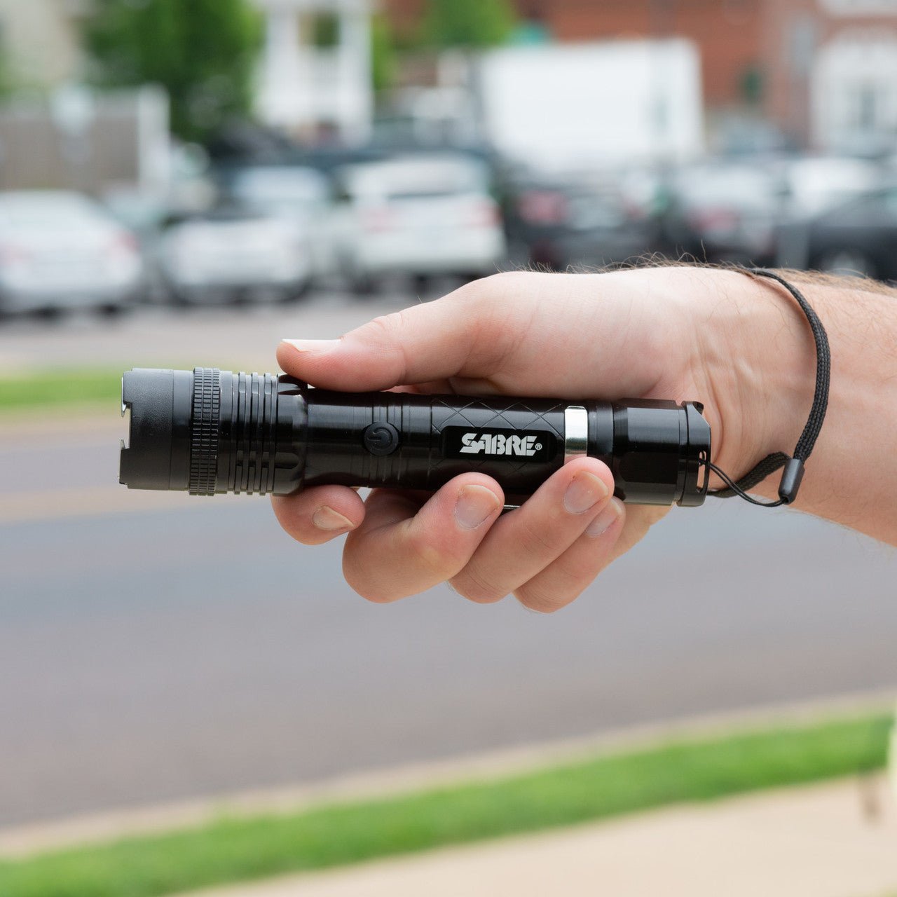 Sabre Tactical Stun Gun with 120 Lumen LED Flashlight S-3000SF - WCUniforms