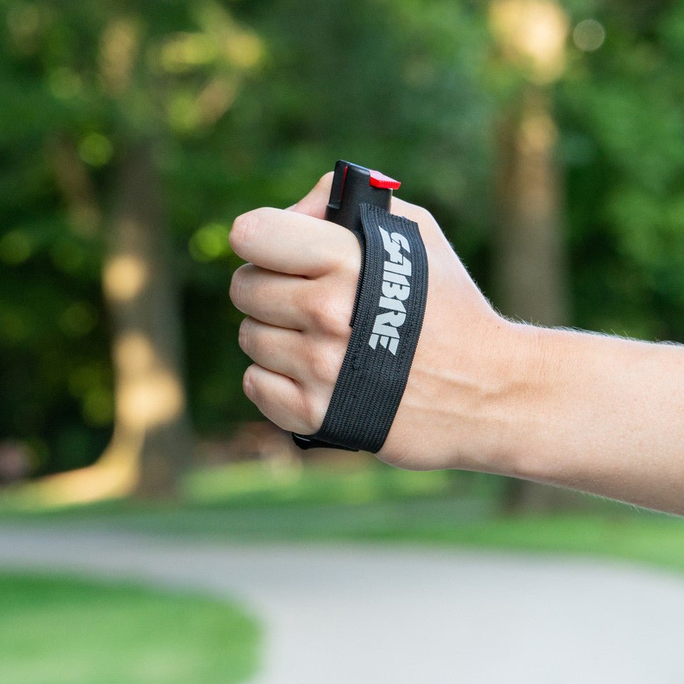 Sabre The Runner with Adjustable Reflective Hand Strap (black or pink) - WCUniforms
