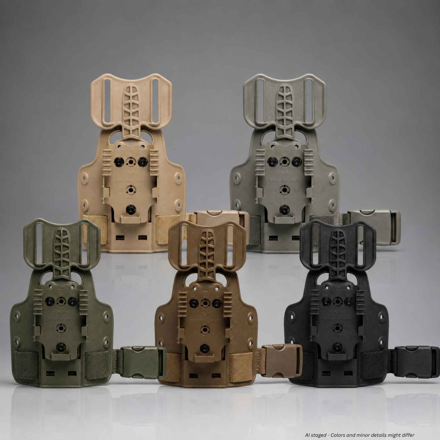 Safariland 6004-27 Drop Flex Leg Shroud with QLS 22 - Holster Accessories - WCUniforms