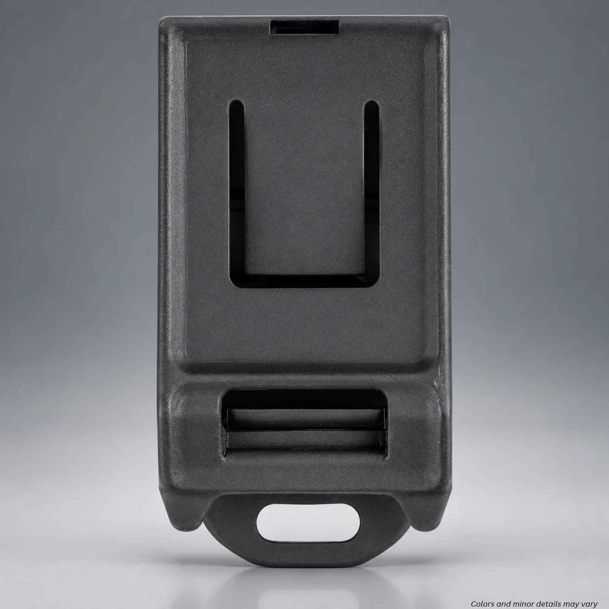 Safariland 745BL-2 clip-on holster belt loop, part 1135536, black nylon, front view