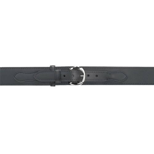 Safariland Model 146 Black Border Patrol Duty Belt with Silver Buckle, 2.25 inch width, featuring durable SafariLaminate construction.