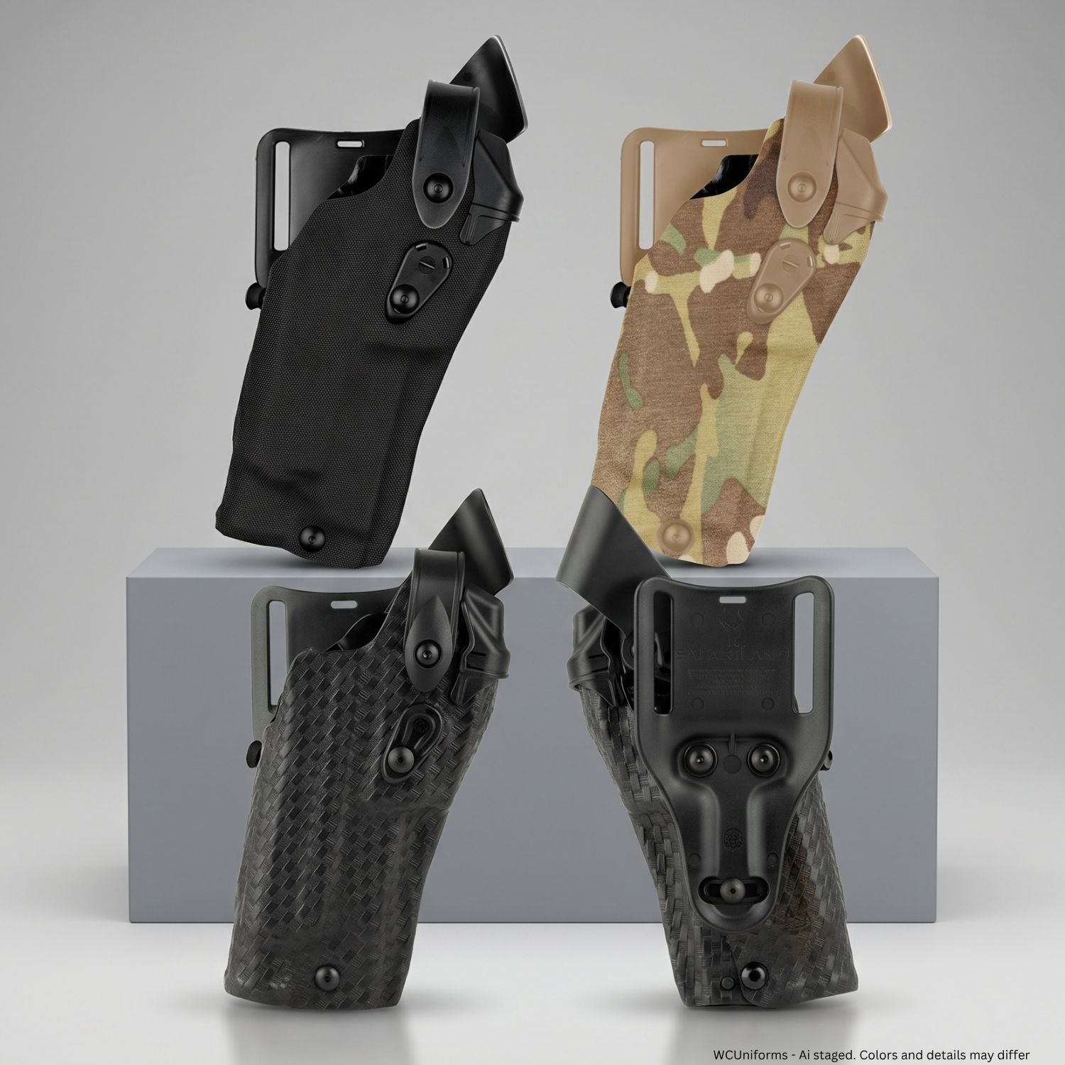 Safariland Model 6360RDS ALS/SLS Mid - Ride Springfield Echelon w/ Light Level III Retention Duty Holster - WCUniforms