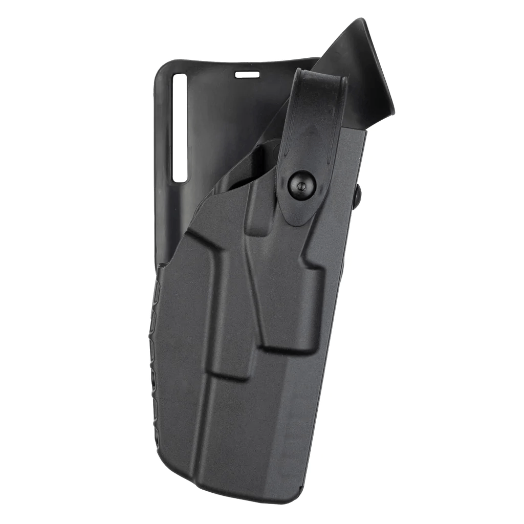Safariland Model 7365 7TS ALS/SLS Low-Ride holster for Glock 17, showcasing durable and lightweight design.